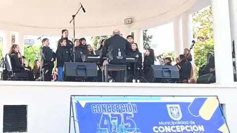 Orquesta infanto-juvenil de Barrio Norte celebró 9 años con concierto en Plaza de la Independencia