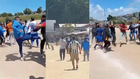 Suspenden partido en la Asociación Barrio Norte tras batalla campal