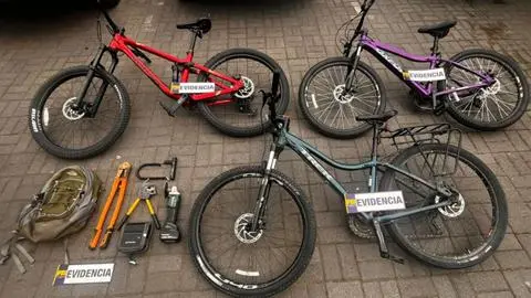 Rastreo por GPS en bicicleta permitió interceptar vehículo y detener a tres sujetos en el Gran Concepción
