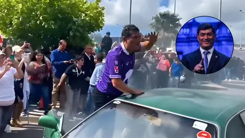 Con tuning y derrapes: Así fue el cierre de campaña de Franco Parisi en Concepción