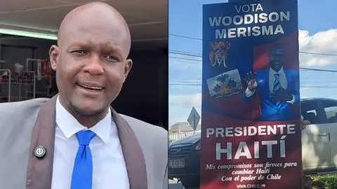 Ciudadano haitiano se postula a la presidencia de su país desde Chillán Viejo a tan solo 6 mil kilómetros de distancia