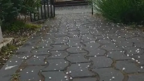 Registran caída de granizos en sectores de las provincias de Arauco y Biobío