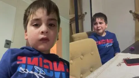 “No quiero que se vaya nunca”: Niño de San Pedro de la Paz se viralizó al llorar porque el Presidente Boric finalizará su mandato