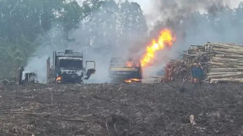 Ataque incendiario en Contulmo: Detienen a dos personas e incautan armas de fuego