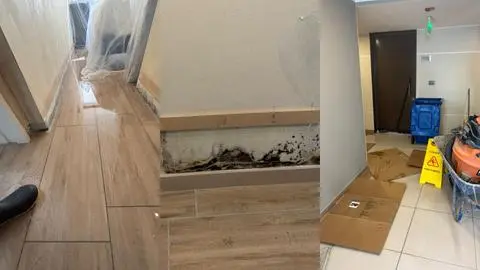 Un sueño de la casa propia destrozado: Familia penquista denuncia reiterados rebalses de aguas servidas en su departamento