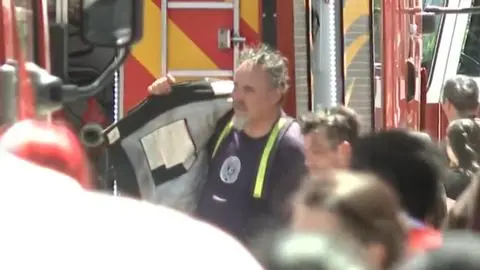 El humorista Paul Vásquez resultó herido tras combatir un incendio en la comuna de San Bernardo