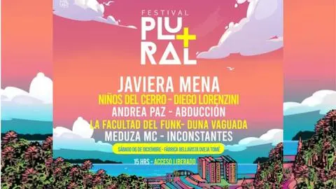 Javiera Mena, Niños del Cerro y Diego Lorenzini se presentarán gratis en Tomé para celebrar los 10 años del Festival Plural
