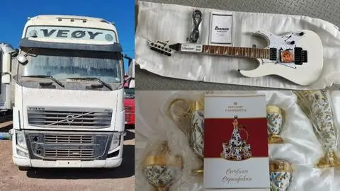 Autos, instrumentos musicales y ropa: Próxima subasta aduanera ofrece más de 300 lotes