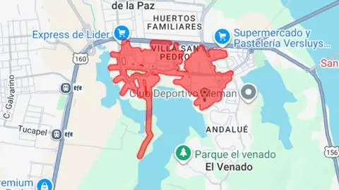 Inesperado corte de luz afecta a más de 4 mil clientes en sectores de San Pedro de la Paz