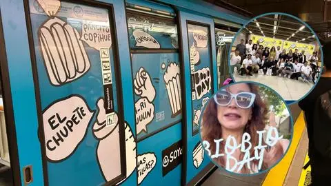 Alejandra Fosalba, Claudio Castellón y otros hijos del Biobío celebran un día épico en el Metro de Santiago