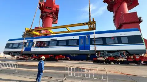 Los cuatro nuevos trenes que se sumarán a Biotren en el Gran Concepción ya vienen en camino