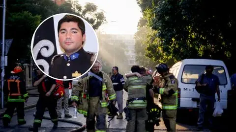 Casado y padre de familia: Quién era el bombero que falleció en un incendio tras derrumbe de estructura en Santiago