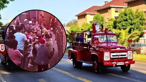 Rumbo a las 2.000 bolsitas: Bomberos de Concepción invita a donar dulces para extender su tradicional Caravana Navideña