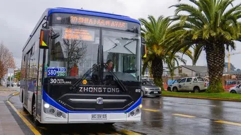 Buses eléctricos cumplen seis meses circulando en el Gran Concepción: Sistema solo gana adeptos