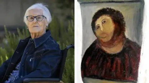 Muere a los 94 años Cecilia Giménez, autora de la fallida restauración del Ecce Homo
