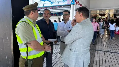 Avanzan coordinaciones de seguridad con centros comerciales previo a la navidad en el Gran Concepción