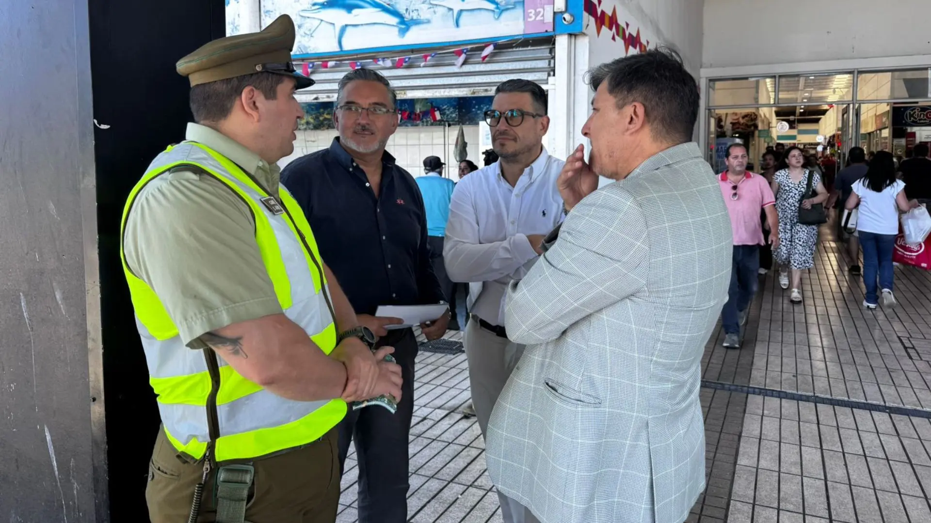 Avanzan coordinaciones de seguridad con centros comerciales previo a la navidad en el Gran Concepción