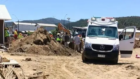 Derrumbe en construcción de conjunto habitacional dejó a dos trabajadores fallecidos en Laraquete