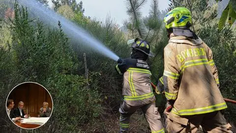 CMPC y ministro de seguridad coordinan medidas preventivas para la temporada de incendios forestales