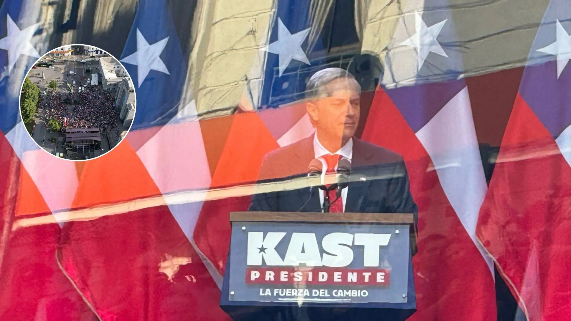 Kast vuelve a aplicar vidrio blindado en Concepción y envía desafiante mensaje a “ella, la bella”: “No le tengo miedo a nada”