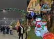 La tradición del pasaje navideño: vecinos del pasaje 16 en Brisa del Sol llevan 19 años iluminando la Navidad en Talcahuano