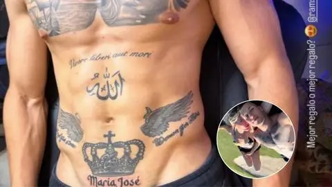 Pareja de Coté López se tatuó su nombre como regalo de cumpleaños