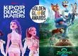 Golden Globes 2026: K-pop demon hunters y Zootopia 2 compiten por la Mejor Película Animada 
