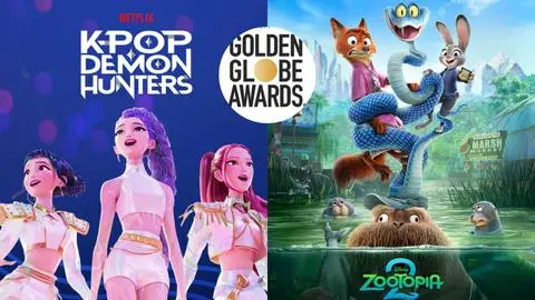 Golden Globes 2026: K-pop demon hunters y Zootopia 2 compiten por la Mejor Película Animada 