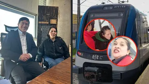Gerente de EFE Sur se reúne con mujer en silla de ruedas agredida por guardia del Biotren y anuncia medidas reforzadas de inclusión