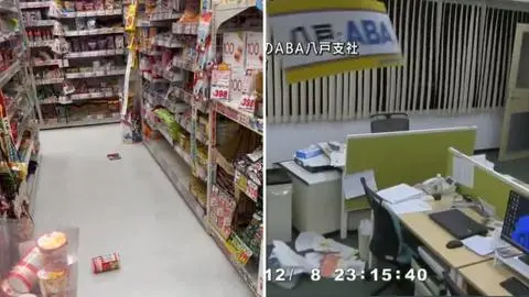 Videos muestran intensidad del terremoto que sacudió a Japón: se emitió alerta de tsunami local