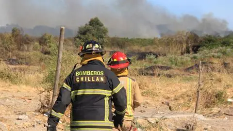Tres hombres fueron detenidos por su presunta responsabilidad del incendio forestal en Chillán Viejo