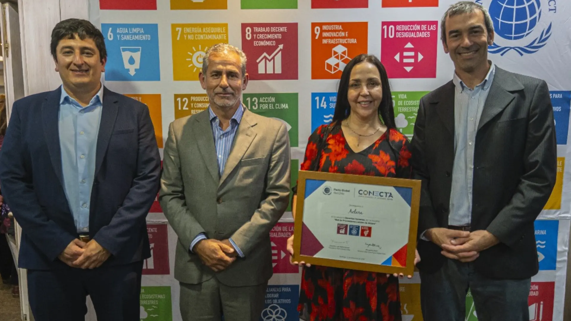 Pacto Global Chile de la ONU distingue a Aclara por su aporte al empleo y proveedores locales