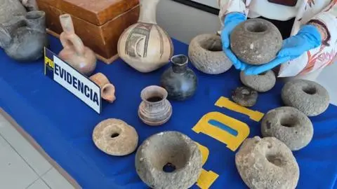 Detienen a profesor de filosofía por tener piezas arqueológicas precolombinas en Paihuano: Incluso mantenía restos humanos