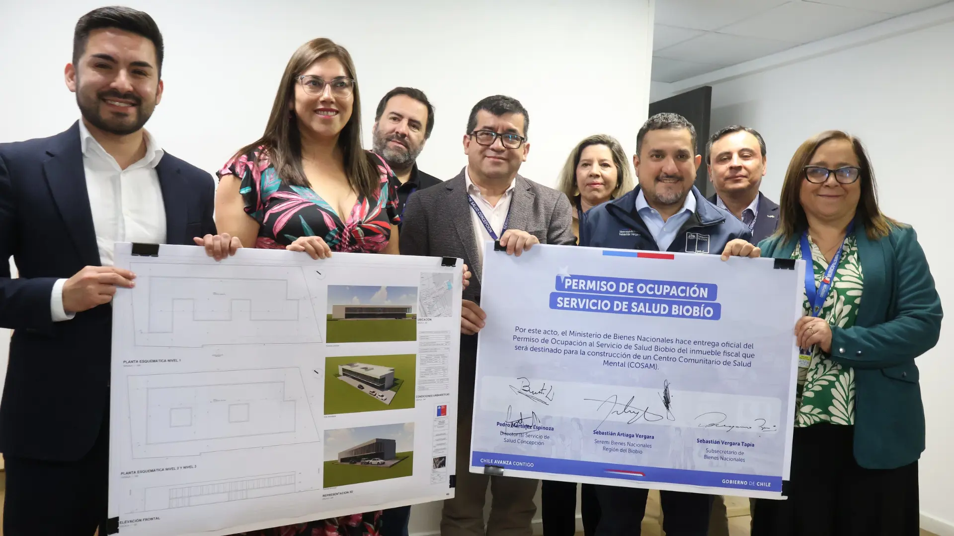 Servicio de Salud Concepción recibe terreno para futuro recinto de Salud Mental en sector Pedro de Valdivia
