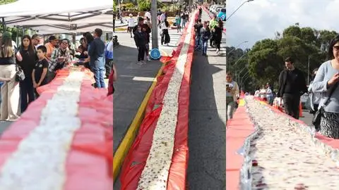 Frutillar preparó el “kuchen más largo del mundo” para reunir donaciones por Teletón 2025