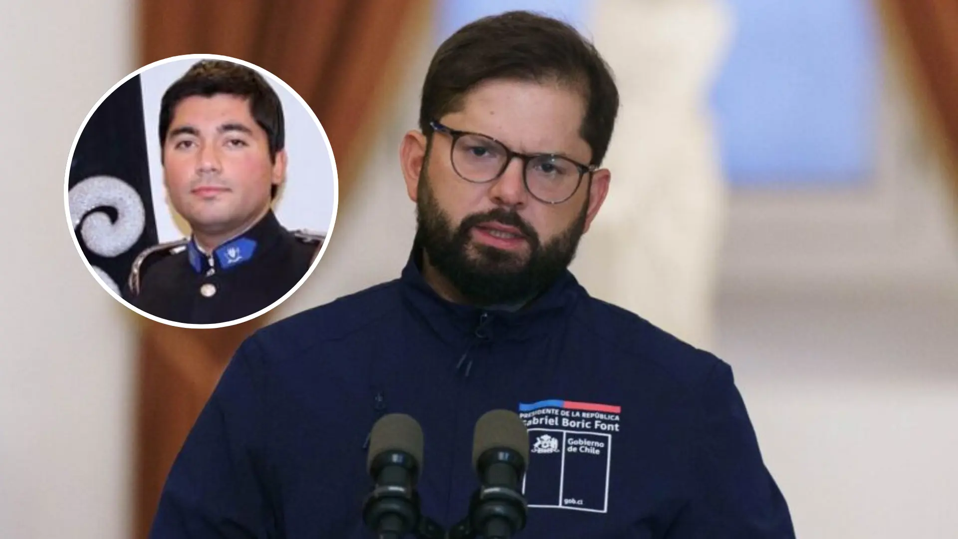 “Es un día duro”: Presidente Boric acudió al velorio de voluntario de Bomberos que falleció en incendio