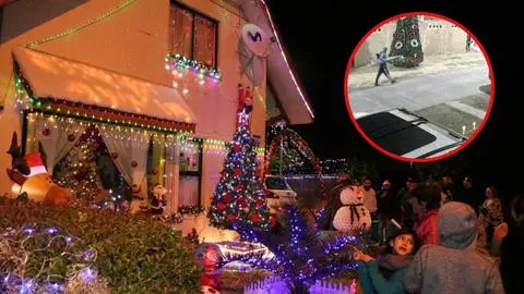 Vecinos de barrio navideño en Brisas del Sol denuncian seguidilla de robos: Grabaron imágenes del ladrón