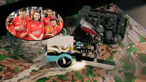 Aldebarán: Siete niños del Gran Concepción llevarán su robot cultural al Mundial de Lego