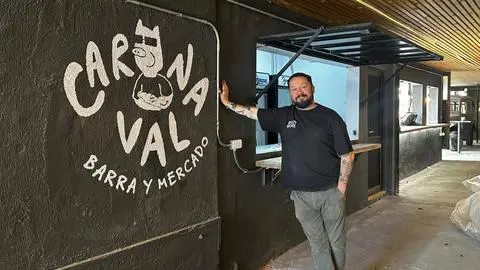 El chef Rolando Ortega prepara el primer local de Carnaval en Concepción: Barra y mercado