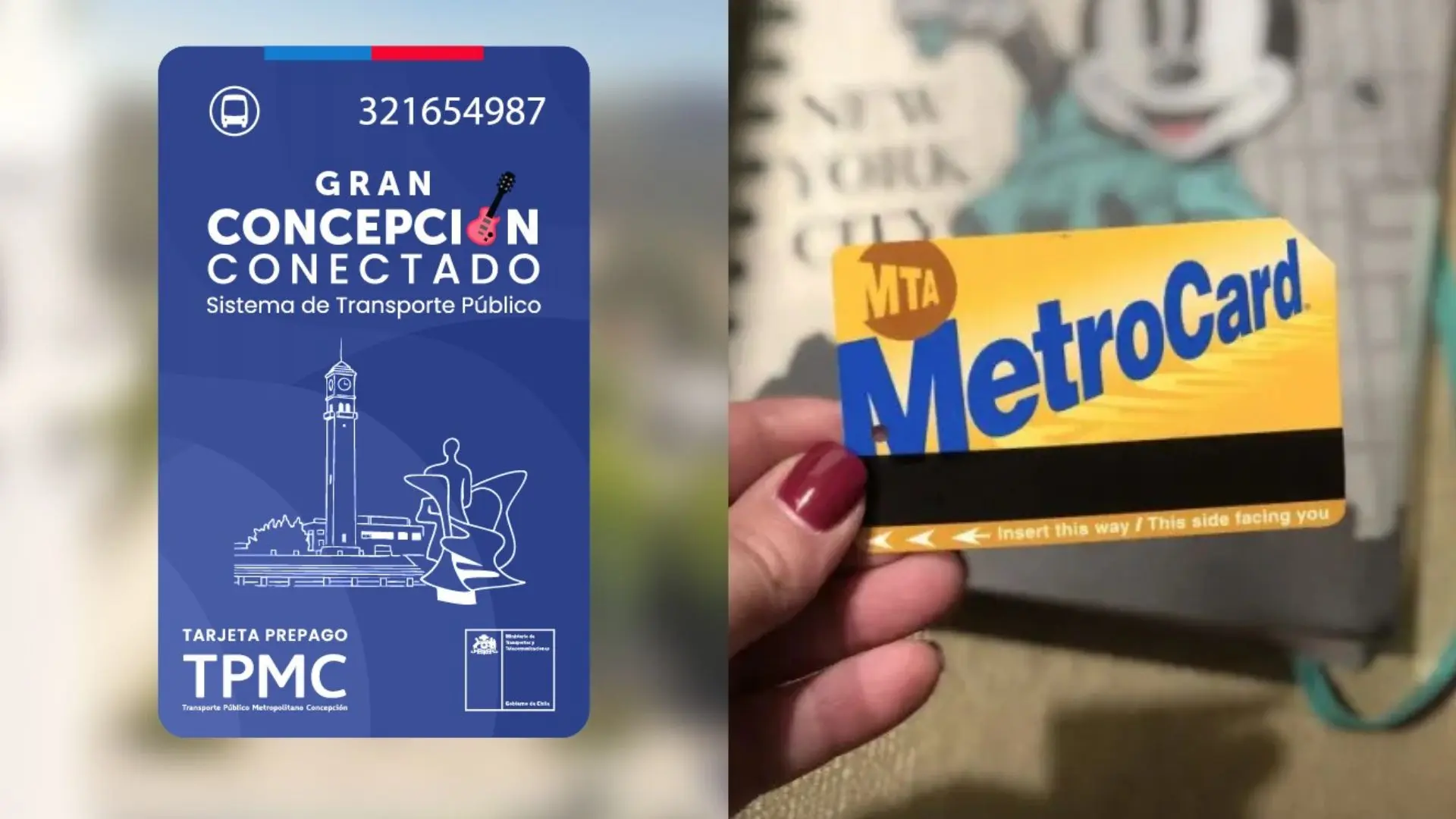 Mientras Concepción decide la tarjeta del pago electrónico, Nueva York se despide de la MetroCard