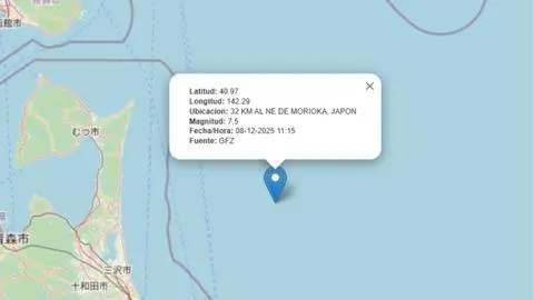 Descartan alerta de tsunami para Chile tras terremoto en Japón