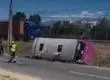 Al menos tres incidentes graves marcan la peregrinación a Lo Vásquez: vuelco de minibús deja 25 lesionados