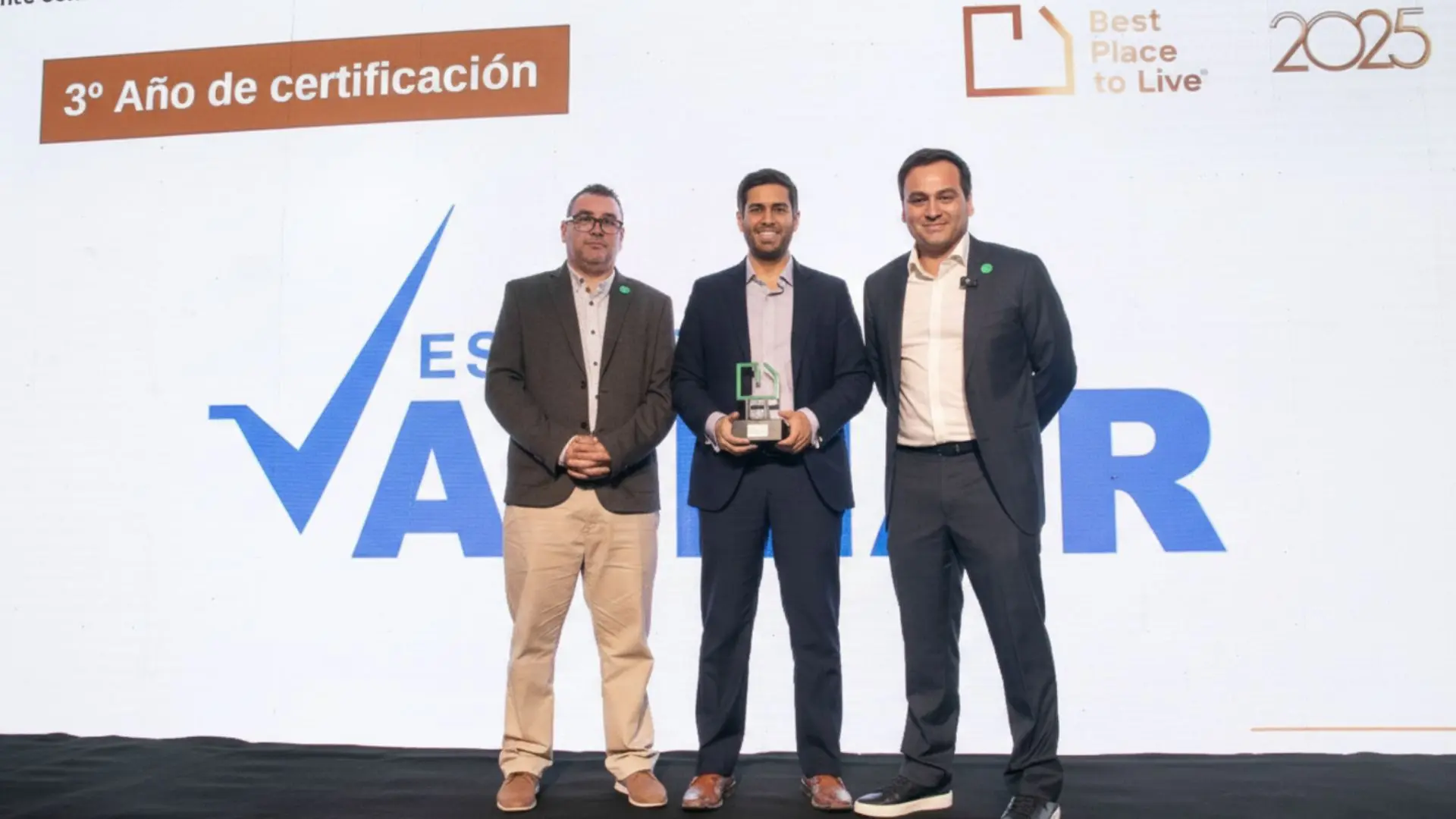 Valmar obtiene nuevamente la certificación Best Place to Live: un reconocimiento directo de sus propios clientes
