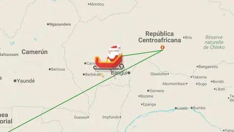 ¡Cada vez más cerca!: Revisa el recorrido del Viejito Pascuero en tiempo real