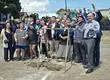 Con primera piedra vecinos de sector Waldo Valle dieron inicio a obras de nueva cancha de pasto sintético