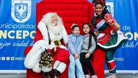 “Navidad en tu barrio” llevó la magia de las festividades a diferentes sectores de Concepción