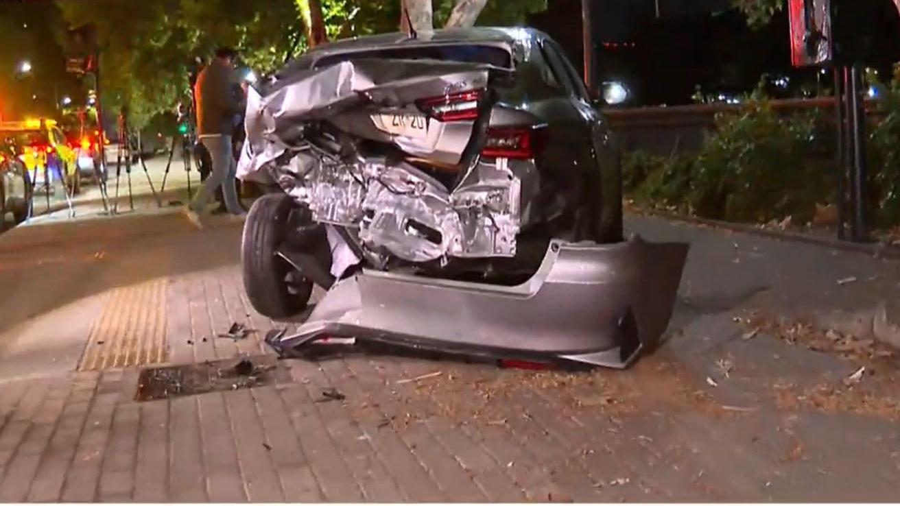Conductora ebria choca en Providencia