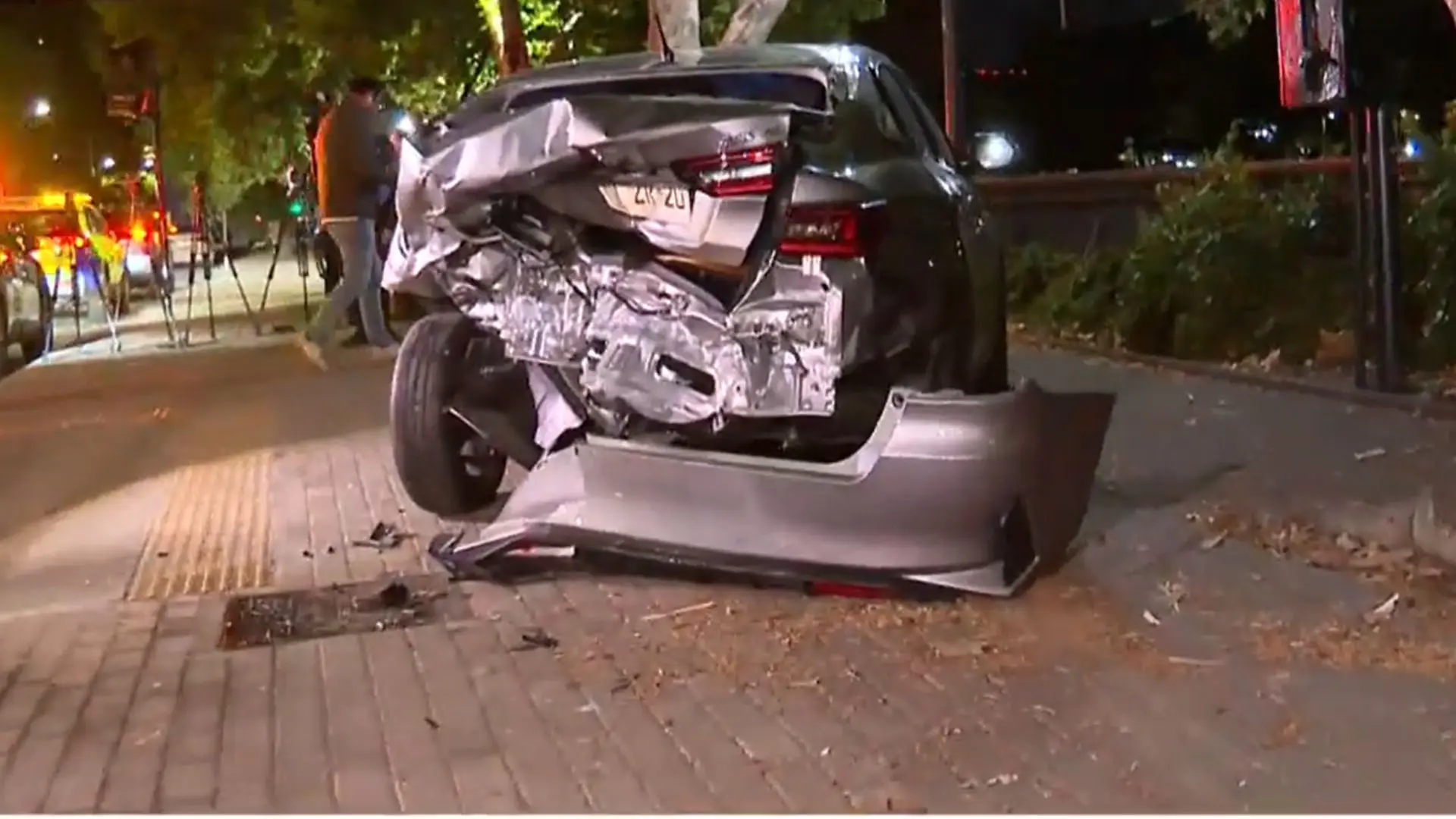 Conductora ebria choca en Providencia