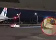 Inaudito: Automóvil particular ingresó a la pista del aeropuerto Carriel Sur y corrió a toda velocidad, sujeto fue detenido
