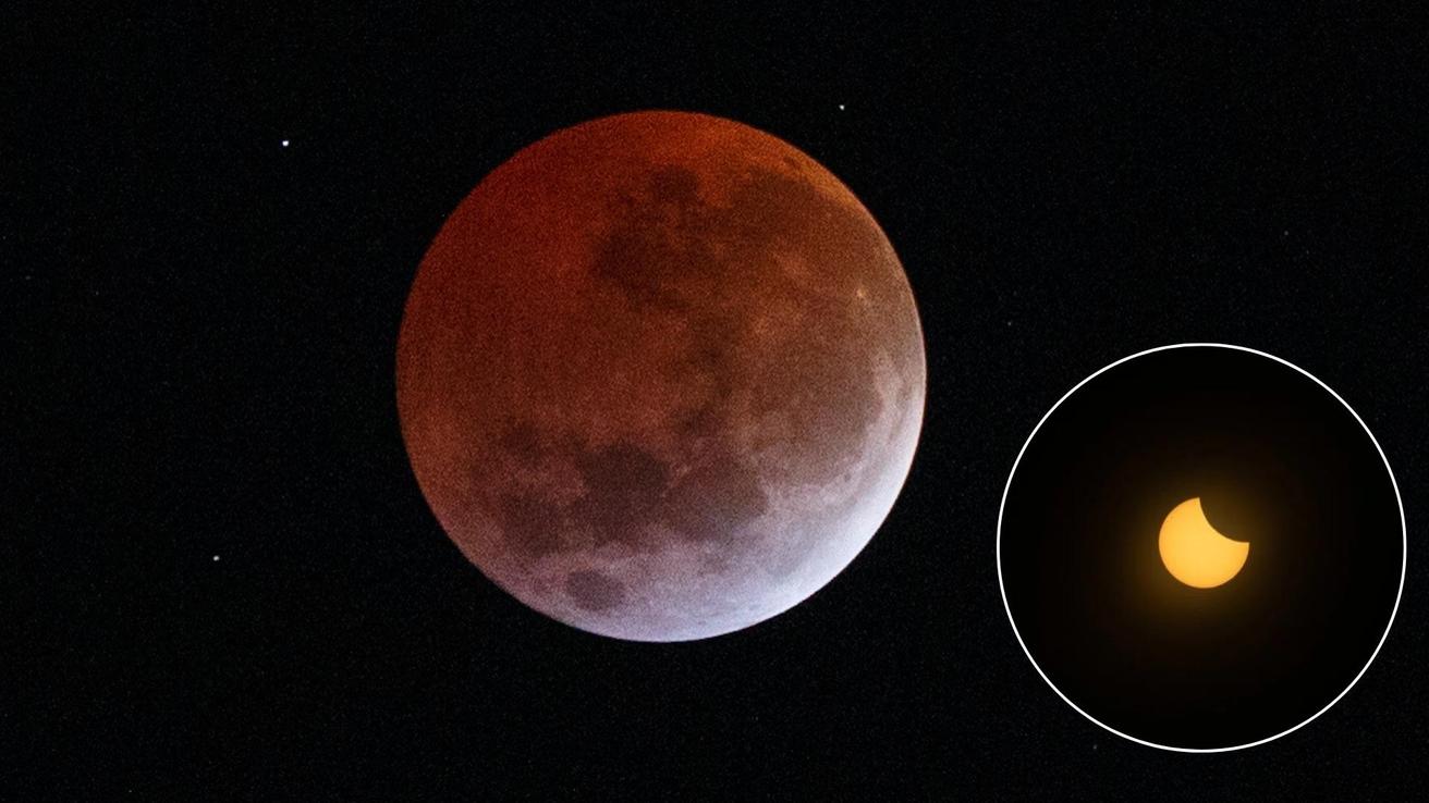 Conoce las fechas del próximo eclipse solar y del esperado eclipse de Luna de sangre